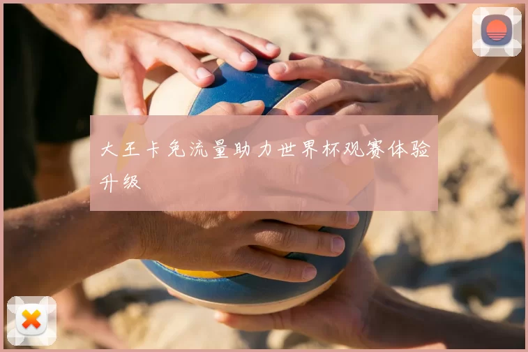 大王卡免流量助力世界杯观赛体验升级